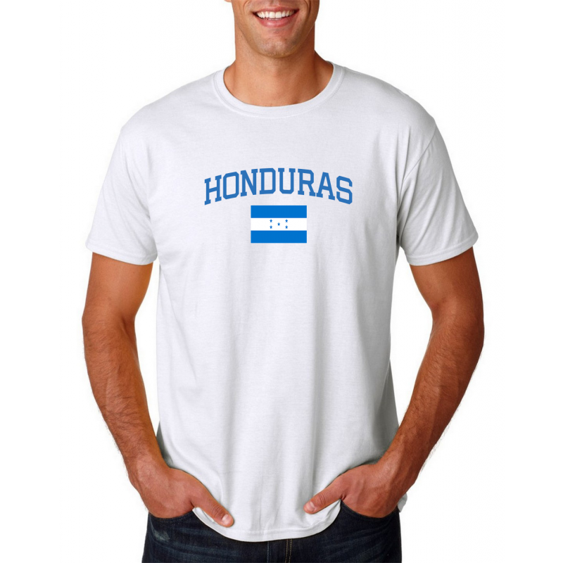 Men's Round Neck  T Shirt Jersey  Country  Honduras
