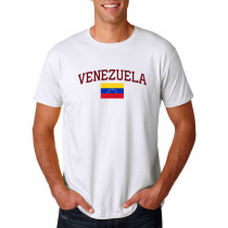 Men's Round Neck T Shirt Jersey Country  Venezuela
