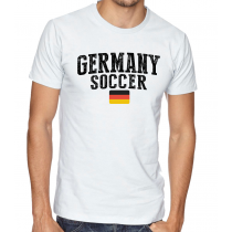 Men's Round Neck Tee T Shirt  Soccer Germany
