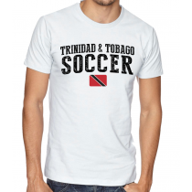 Men's Round Neck Tee T Shirt  Soccer Trinidad & Tobago