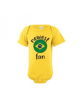 Brazil world cup Baby Soccer Bodysuit