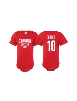 Canada world cup Russia 2018 Baby Soccer Bodysuit jersey T-shirt