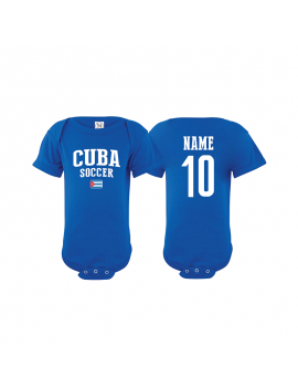 Cuba Country Baby Soccer Bodysuit