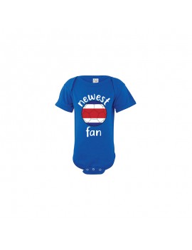 Costa Rica Newest Fan Baby Soccer Bodysuit