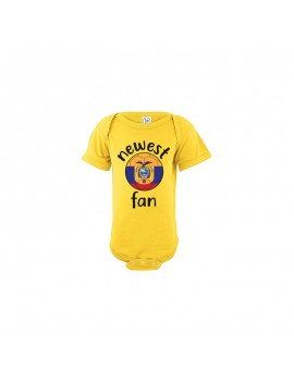 Ecuador Newest Fan Baby Soccer Bodysuit