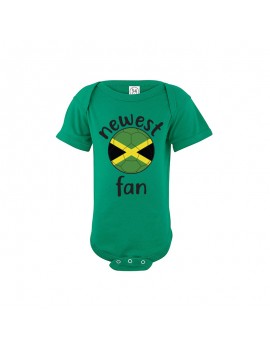 Jamaica Newest Fan Baby Soccer Bodysuit