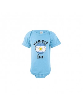 Argentina Newest Fan Baby Soccer Bodysuit