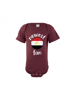 Egypt Newest Fan Baby Soccer Bodysuit