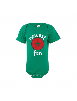 Morocco Newest Fan Baby Soccer Bodysuit