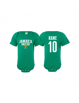 Jamaica Baby Soccer Bodysuit jersey T-shirt