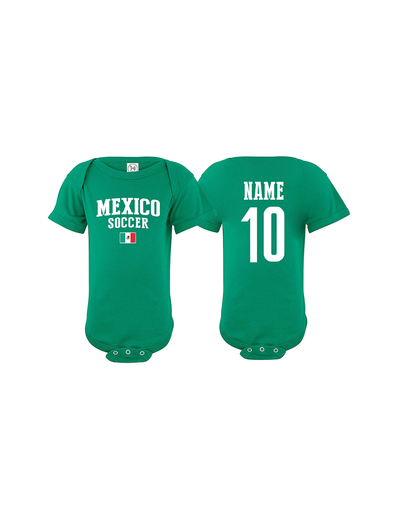mexico soccer baby bodysuit 