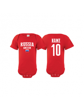 Russia country Baby Soccer world cup 2018 Bodysuit, jersey, t-shirts