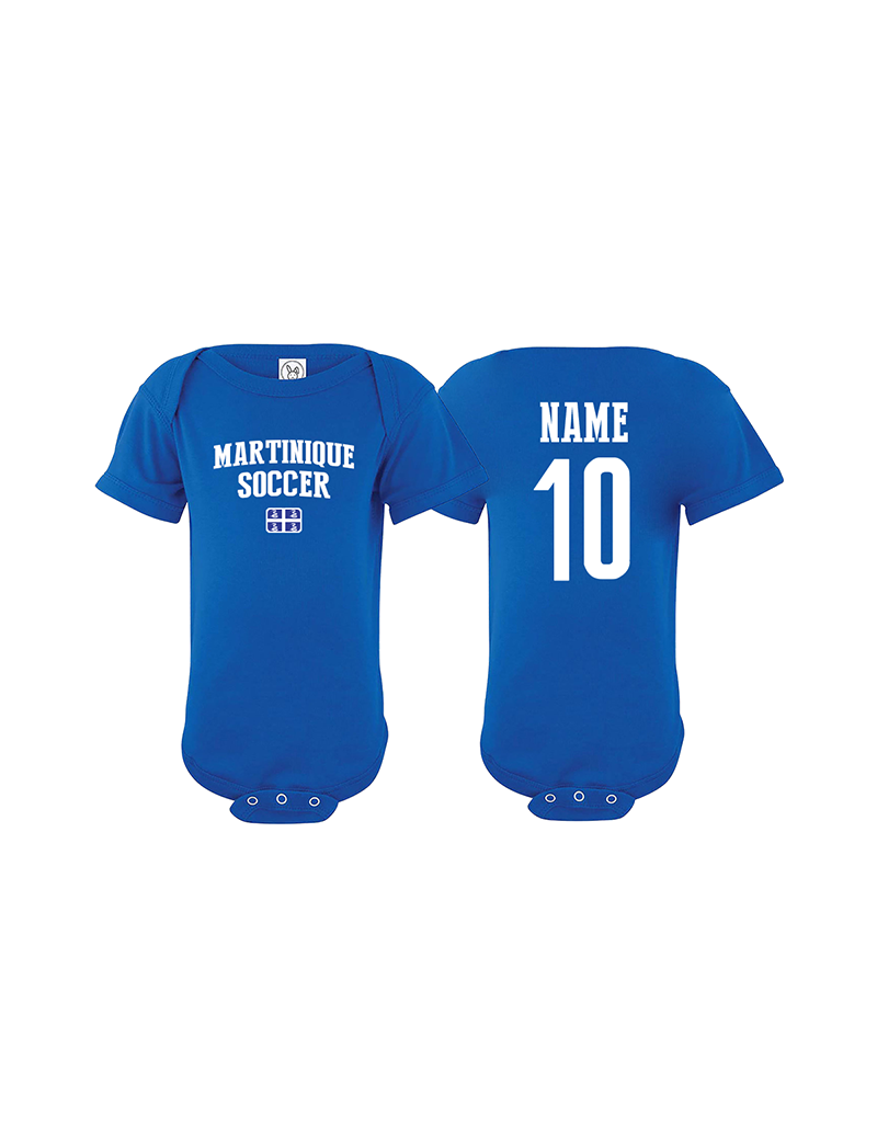 Martinique world cup Baby Soccer Bodysuit Martinique world cup Baby Soccer Bodysuit