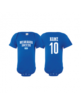 Nicaragua world cup Baby Soccer Bodysuit JERSEY T-SHIRTS