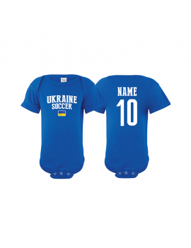 Ukraine world cup Baby Soccer Bodysuit