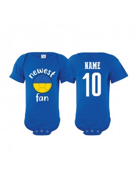 Ukraine Newest Fan Baby Soccer Bodysuit