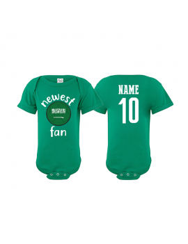 Saudi Arabia Newest Fan World Cup Baby Soccer Bodysuit