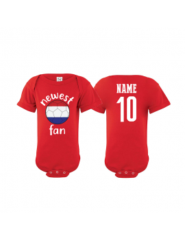 Russia Newest Fan World Cup Baby Soccer Bodysuit