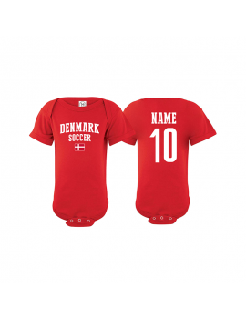 Denmark world cup 2018 Baby Soccer Bodysuit jersey t-shirts