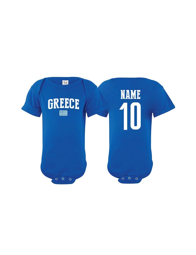 Grece country  Baby Soccer Bodysuit, jersey, t-shirts