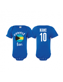Bahamas Newest Fan Baby Soccer Bodysuit