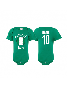 Nigeria Newest Fan  Baby Soccer Bodysuit