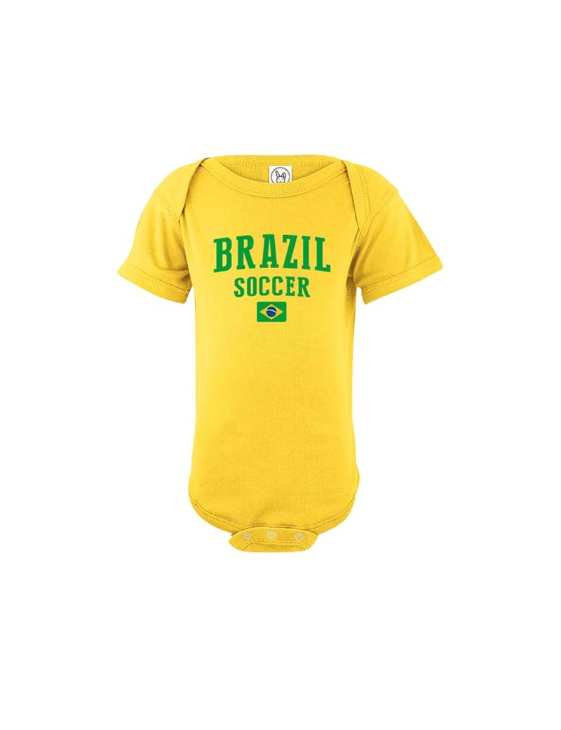 Brazil world cup Russia 2018 Baby Soccer Bodysuit jersey T-shirt Brazil world cup Russia 2018 Baby Soccer Bodysuit jersey T-shirt