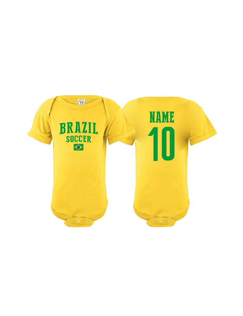 Brazil world cup Baby Soccer Bodysuit Brazil world cup Baby Soccer Bodysuit