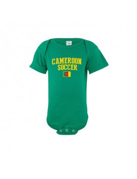Cameroon world cup Russia 2018 Baby Soccer Bodysuit jersey T-shirt