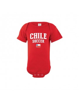 Chile flag world cup 2018 Baby Soccer Bodysuit, jersey t-shirts