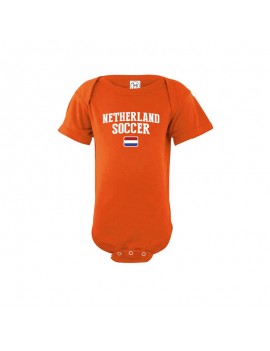 Netherlands World Cup 2018 Baby Soccer Bodysuit jersey t-shirt