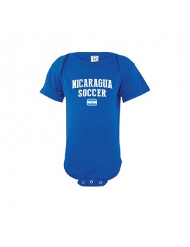Nicaragua world cup Baby Soccer Bodysuit JERSEY T-SHIRTS