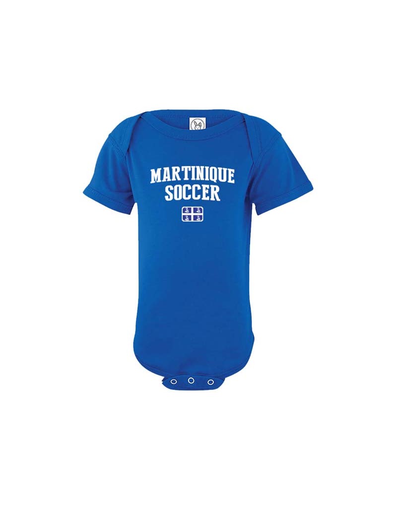 Martinique  world cup Baby Soccer Bodysuit