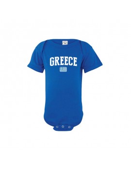 Greece country  Baby Soccer Bodysuit, jersey, t-shirts
