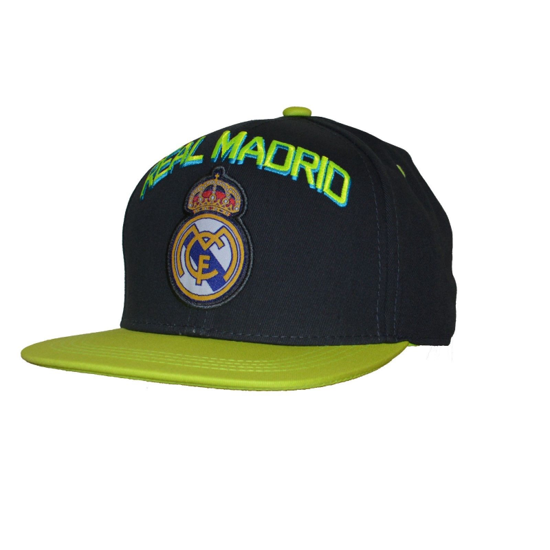 White-black NEW Season soccer Real Madrid Fc Club Snapback Adjustable Cap Hat 