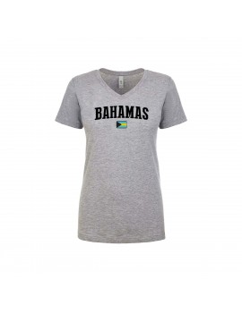 Bahamas World Cup Women's V Neck  T-Shirt
