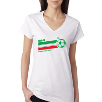Iran Women's V Neck Tee T...