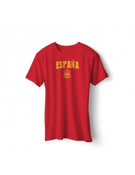 Spain Men's Soccer T-Shirt world cup