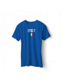 Italy Men's Soccer T-Shirt world cup