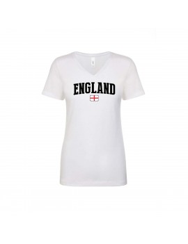 England World Cup Women's V Neck T-Shirt