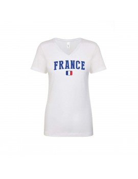 France World Cup Women's V Neck T-Shirt