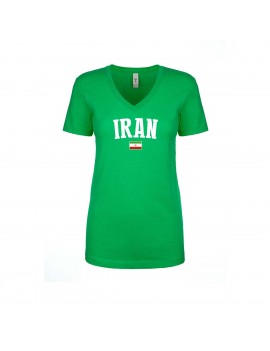 Iran World Cup Women's V Neck T-Shirt