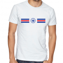 Costa Rica  Men's Round Neck  T Shirt Jersey  Shield

Available colors, heather gray, white and other colors as you request.
