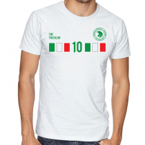 Mexico Men's Round Neck  T Shirt Jersey  10 shield

Available colors, heather gray, white and other colors as you request.