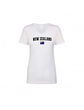 New Zealand World Cup Women's V Neck T-Shirt