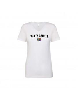 South Africa World Cup Women's V Neck T-Shirt