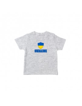 Ukraine World Cup Center Shield Kid's T-Shirt