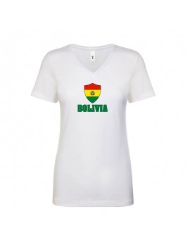 Bolivia World Cup Center Shield Women's T-Shirt