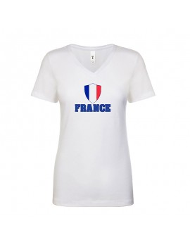 France World Cup Center Shield Women's V-Neck