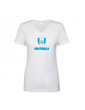 Guatemala World Cup Center Shield Women's V-Neck